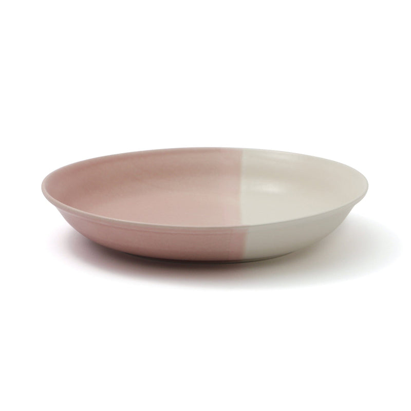 Mino Ware Irabomat, Deep Plate, Pink