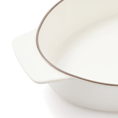 Rim Ovenware Large Ivory