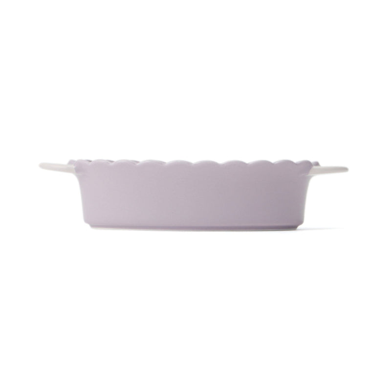 Bicolor Frill Ovenware Medium Purple