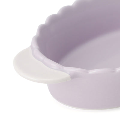 Bicolor Frill Ovenware Medium Purple