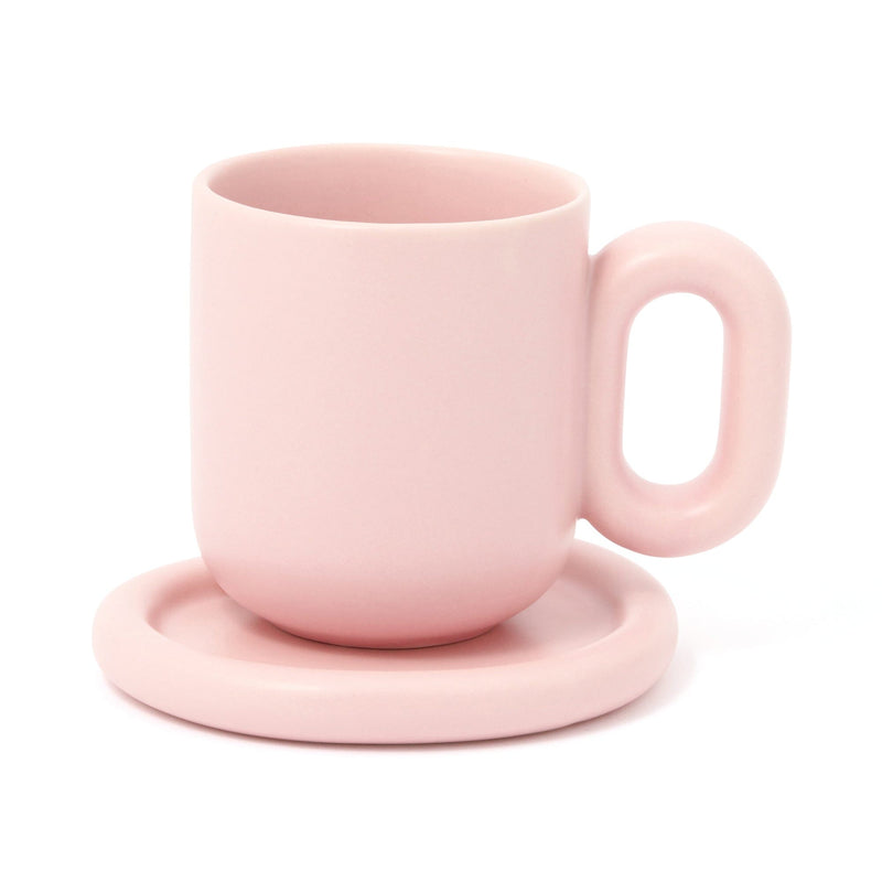 Plump Mug & Coaster Pink