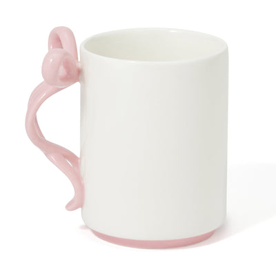 Ribbon Mug Pink