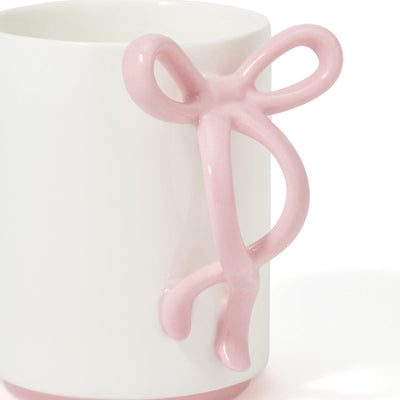 Ribbon Mug Pink