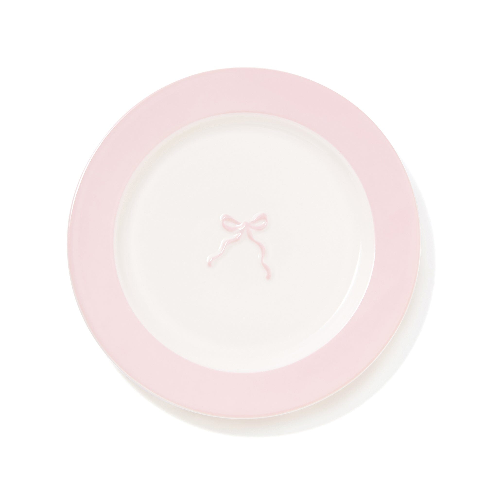 Ribbon Plate Small Pink