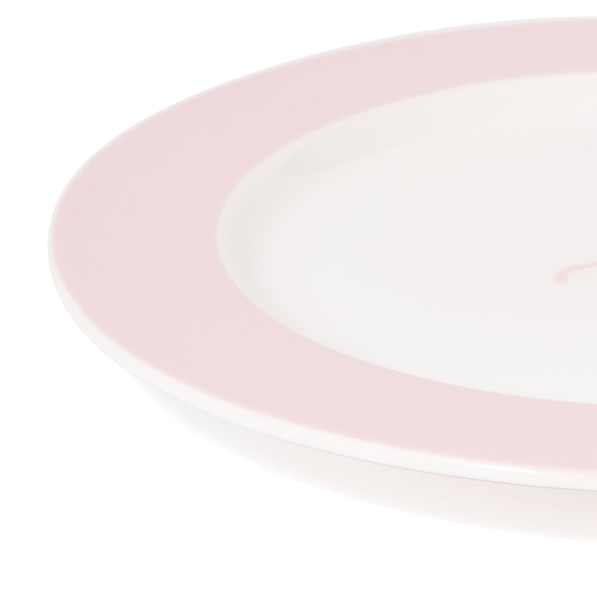 Ribbon Plate Small Pink
