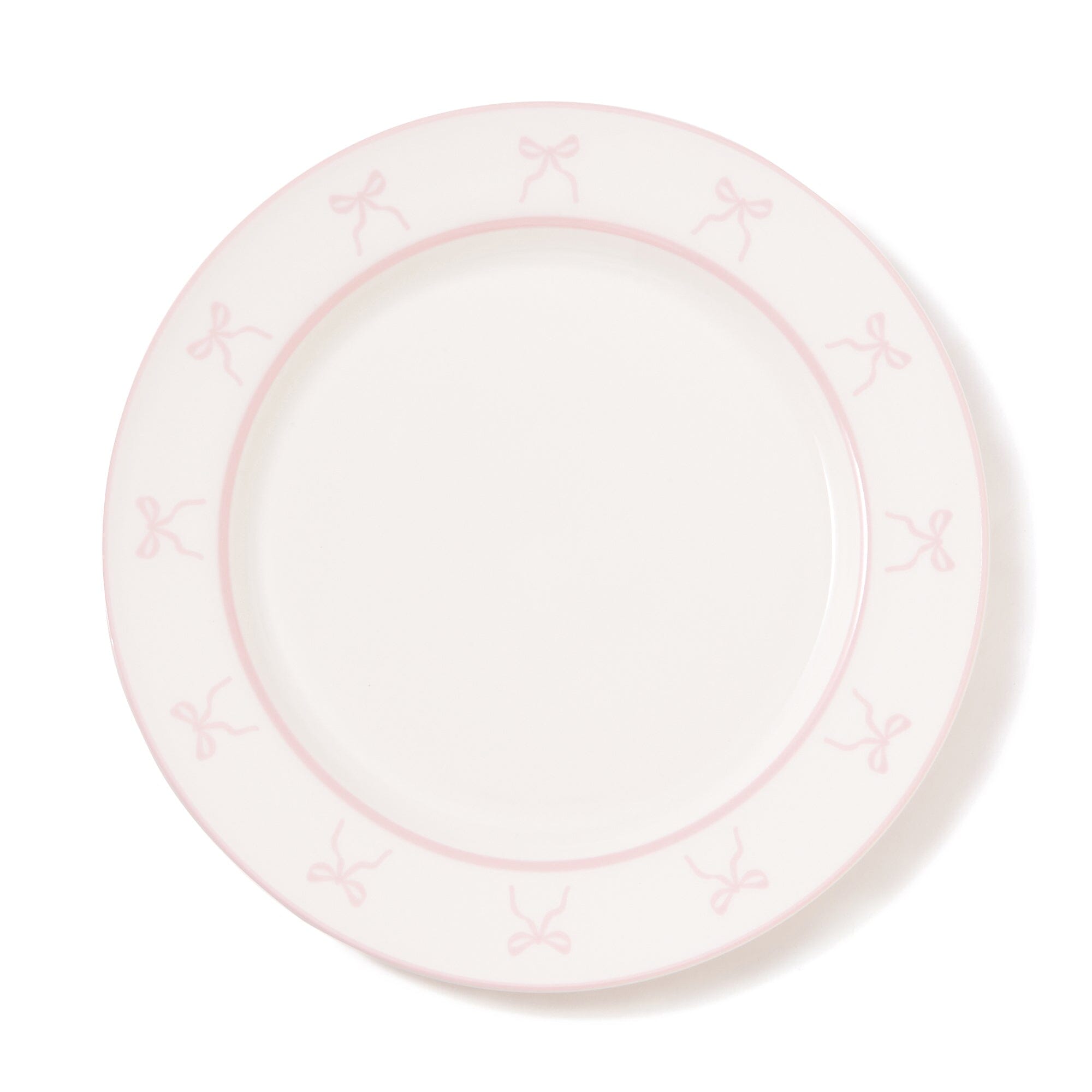 Ribbon Plate Medium Pink