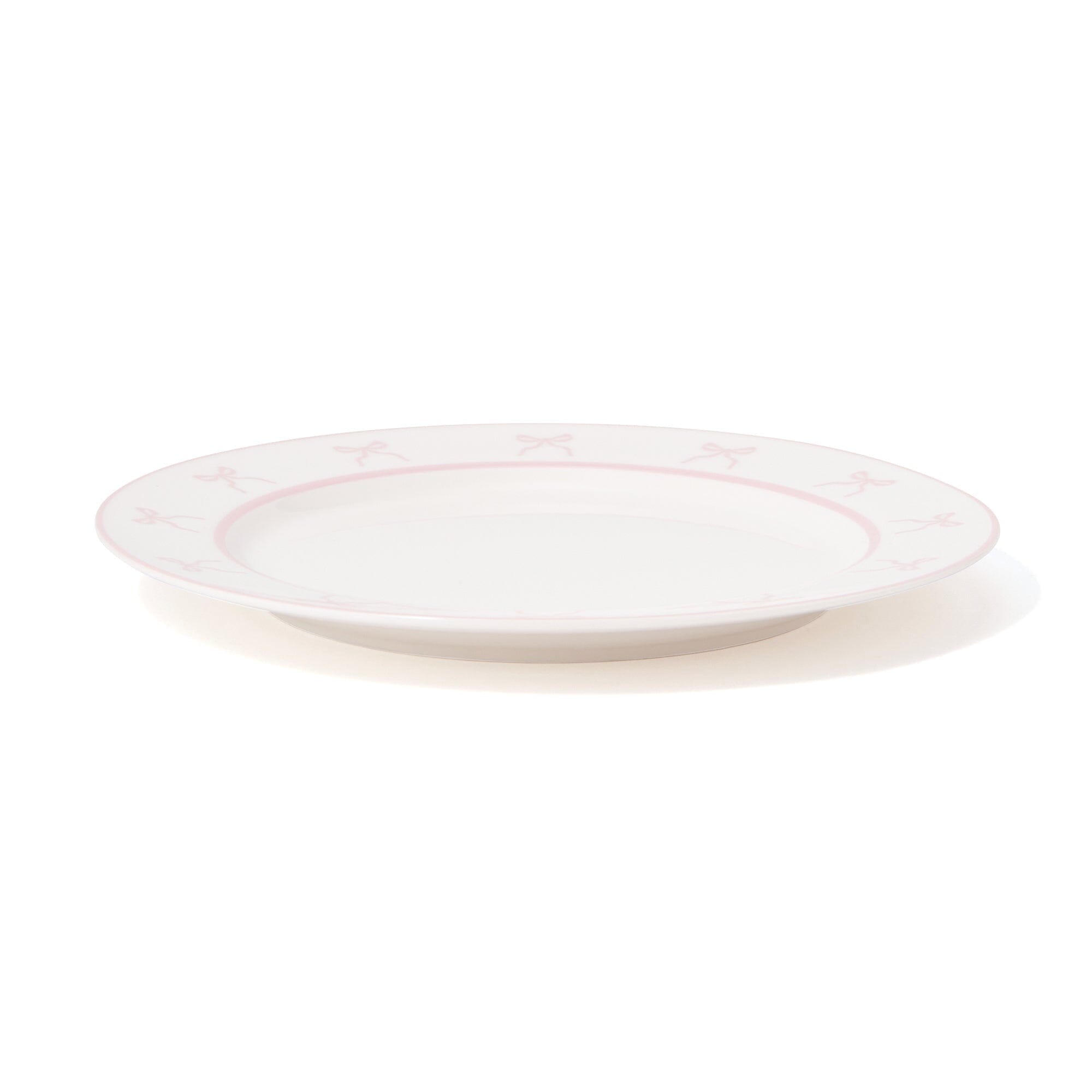 Ribbon Plate Medium Pink
