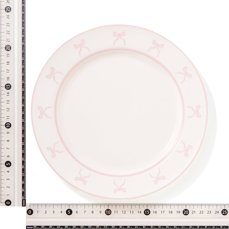 Ribbon Plate Medium Pink