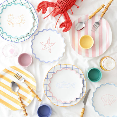 CRAFT TOUCH 碟子 魚 中號 粉紅色