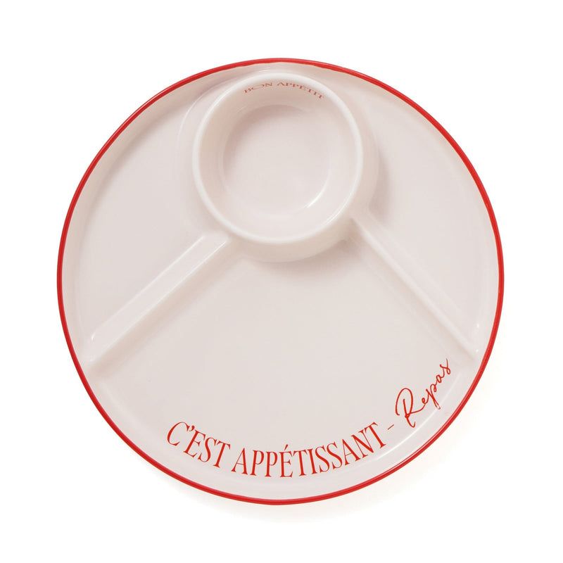 Pastemon Divided Plate Pink