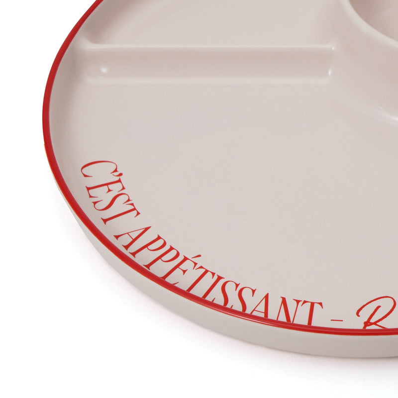 Pastemon Divided Plate Pink