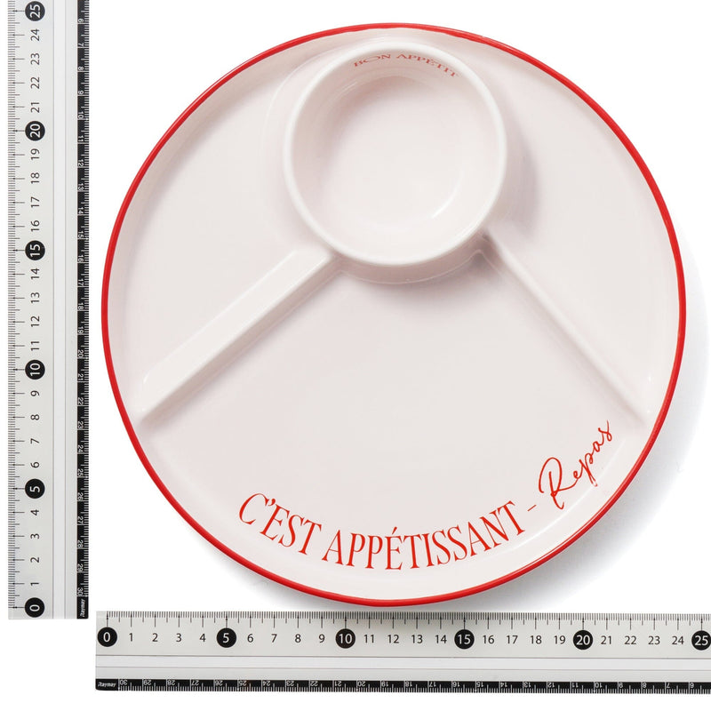 Pastemon Divided Plate Pink
