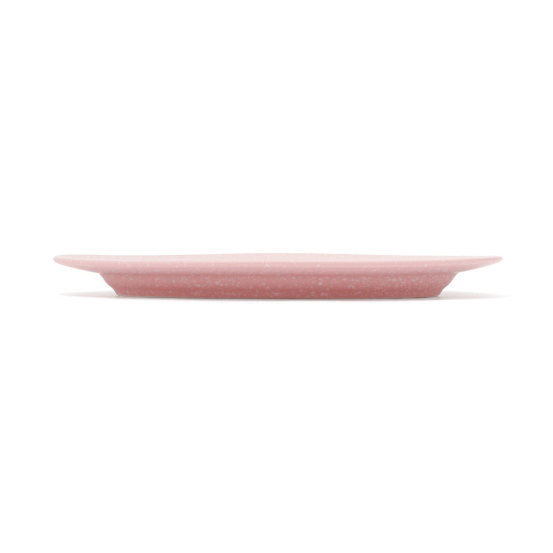 Splatter Oval Plate Pink