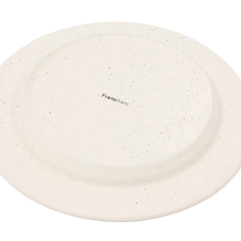 Splatter Plate Medium Ivory