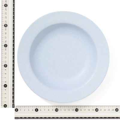 Splatter Deep Plate Light Blue