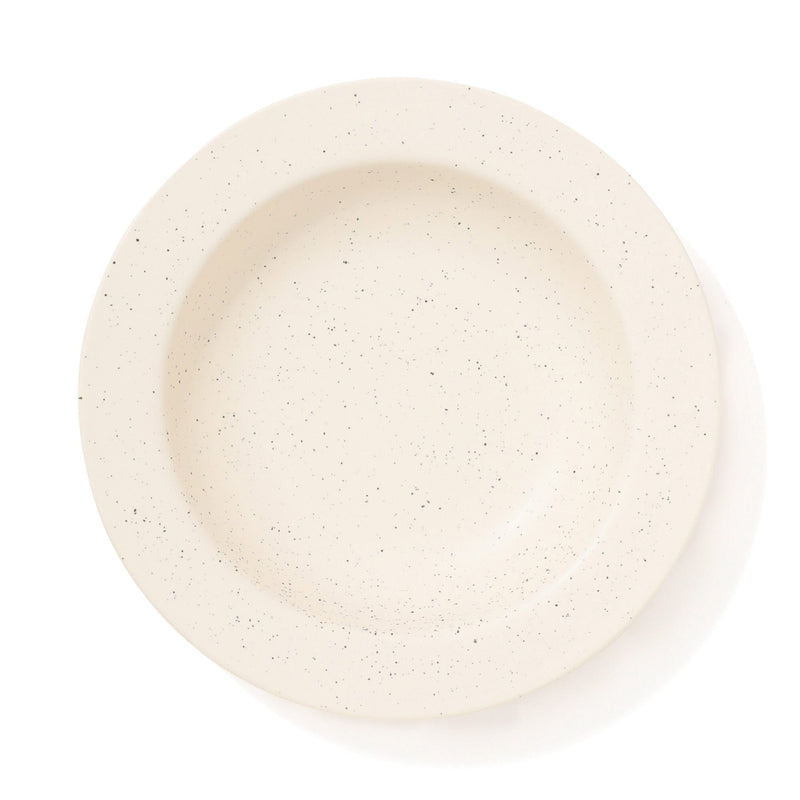 Splatter Deep Plate Ivory