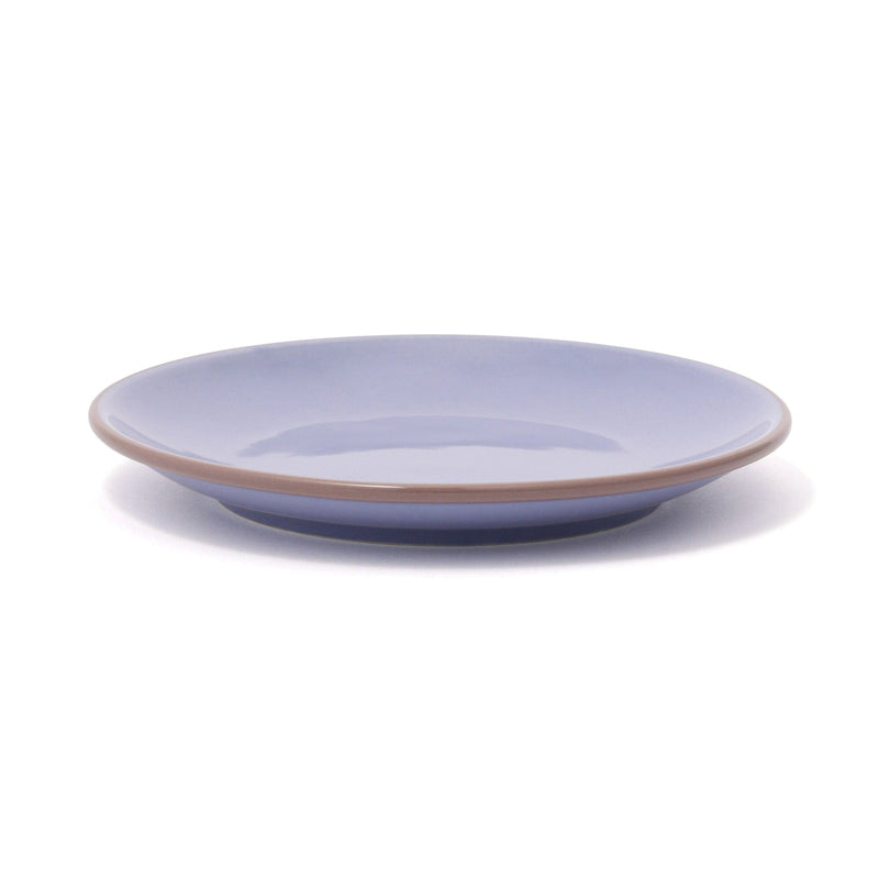 Bicolor Rim Plate Medium Blue
