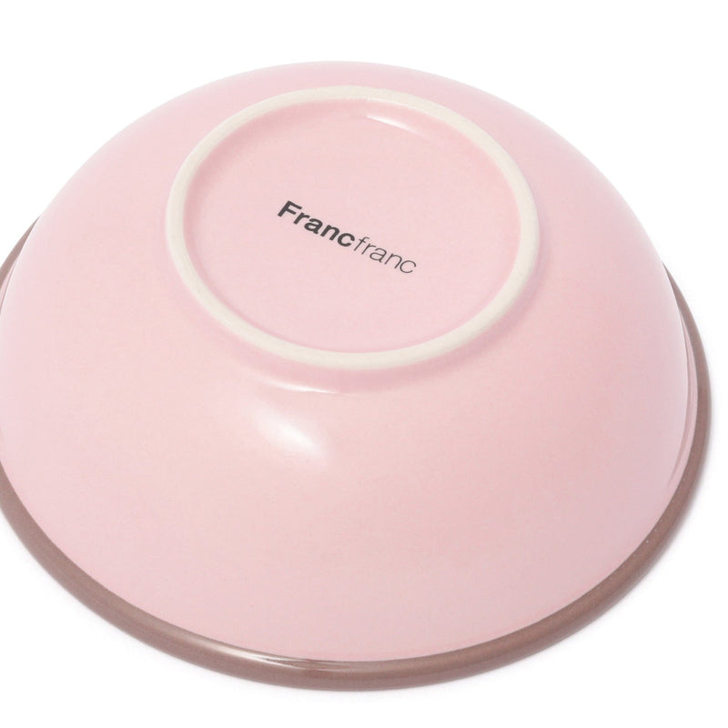 Bicolor Rim Bowl Small Pink