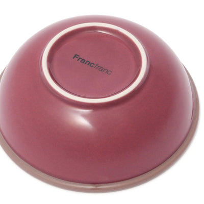 Bicolor Rim Bowl Small Red