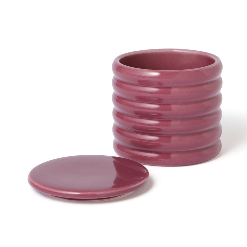 扇貝形茶碗蒸杯 紅色