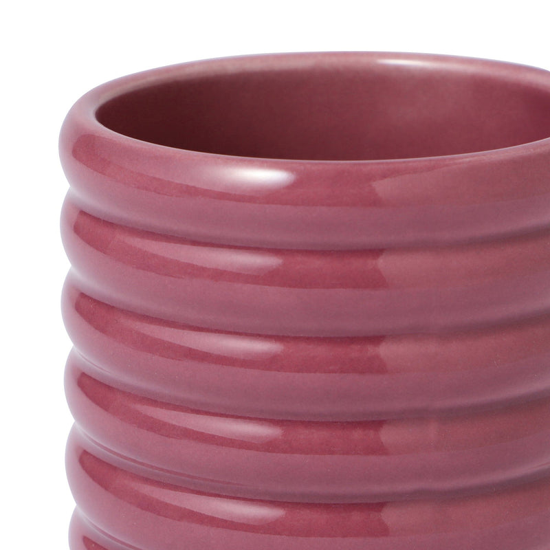 扇貝形茶碗蒸杯 紅色