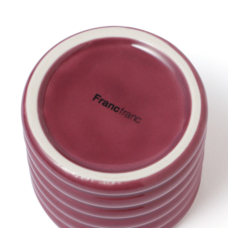 扇貝形茶碗蒸杯 紅色