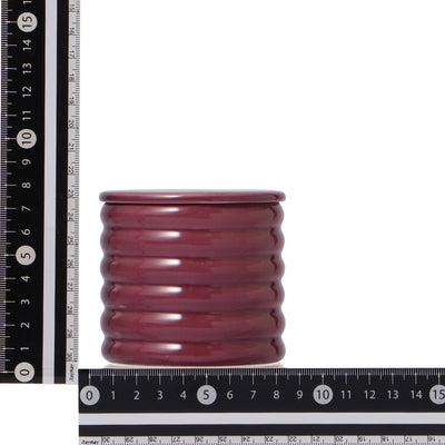 扇貝形茶碗蒸杯 紅色