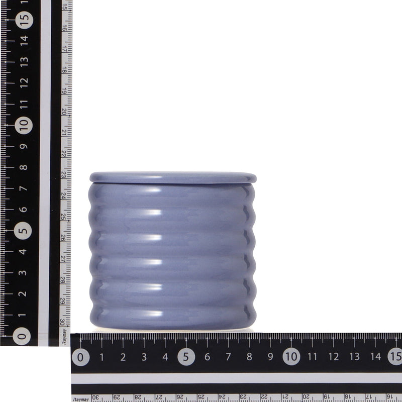 扇貝形茶碗蒸杯 籃色