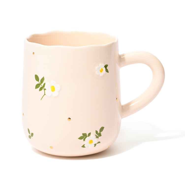 FLEURON 碎花水杯 象牙色
