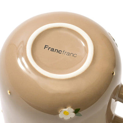 FLEURON 碎花水杯 啡色