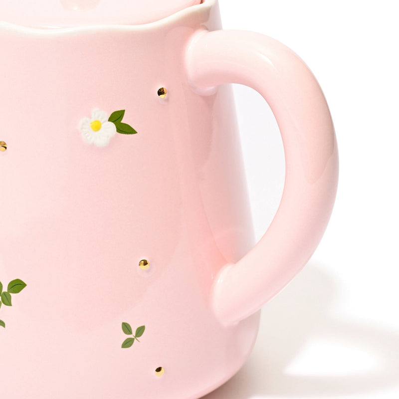 FLEURON 茶壺 粉紅色