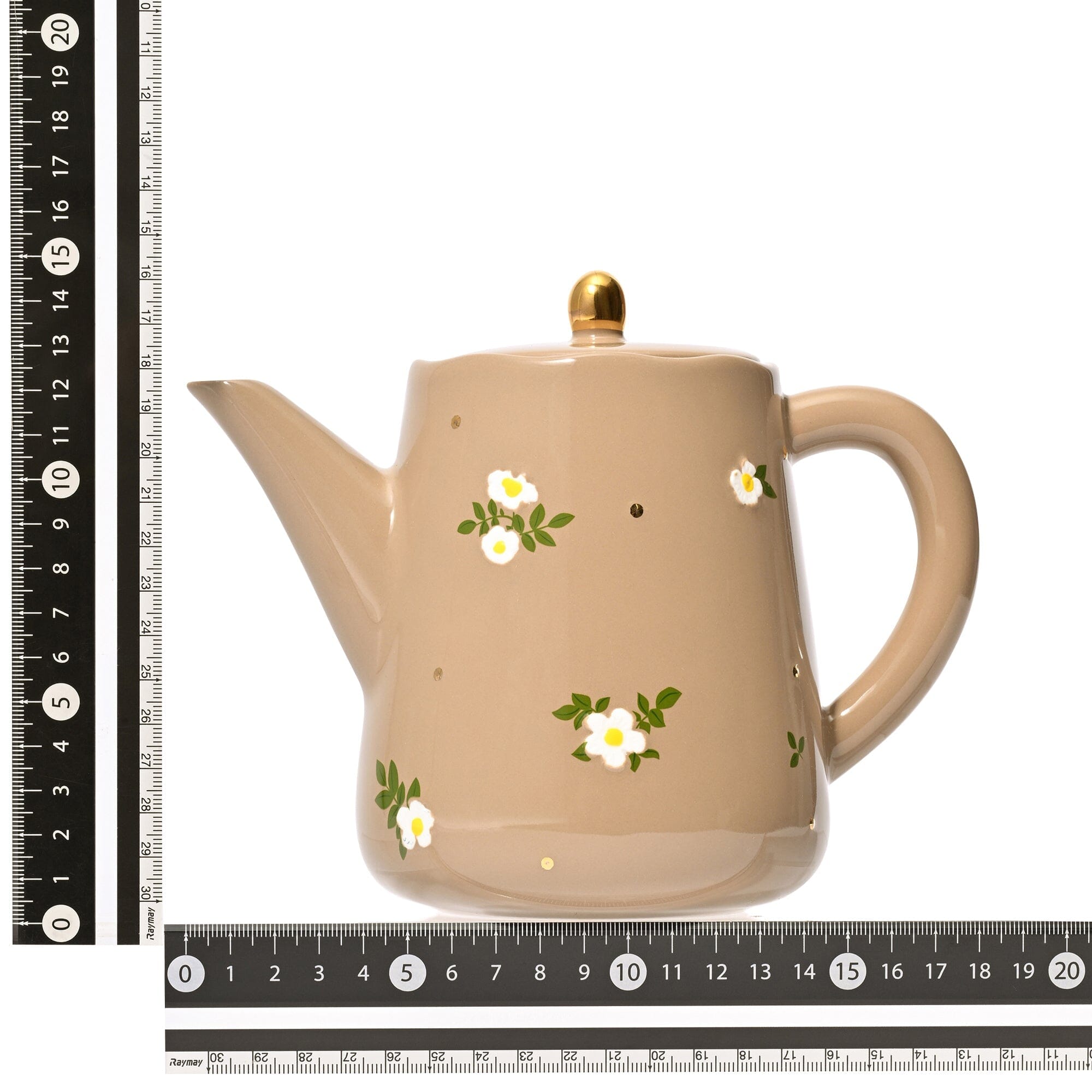 FLEURON 茶壺 棕色