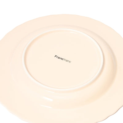 Fleuron Plate Small Ivory