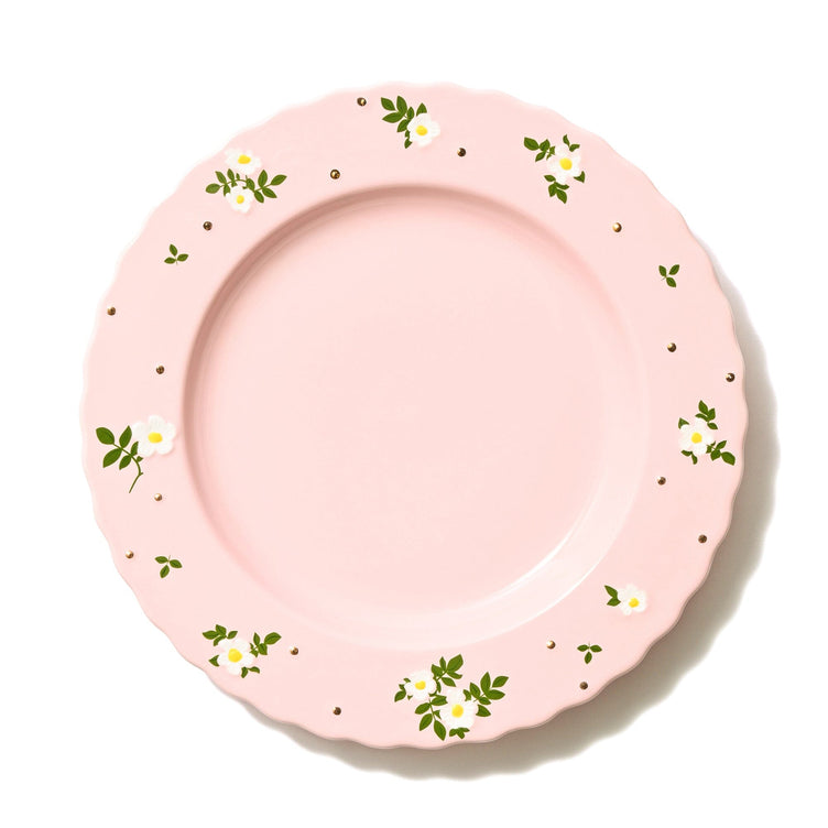 Fleuron Plate Medium Pink