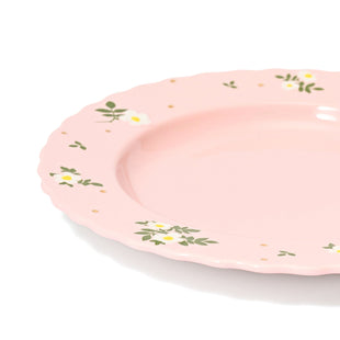 Fleuron Plate Medium Pink