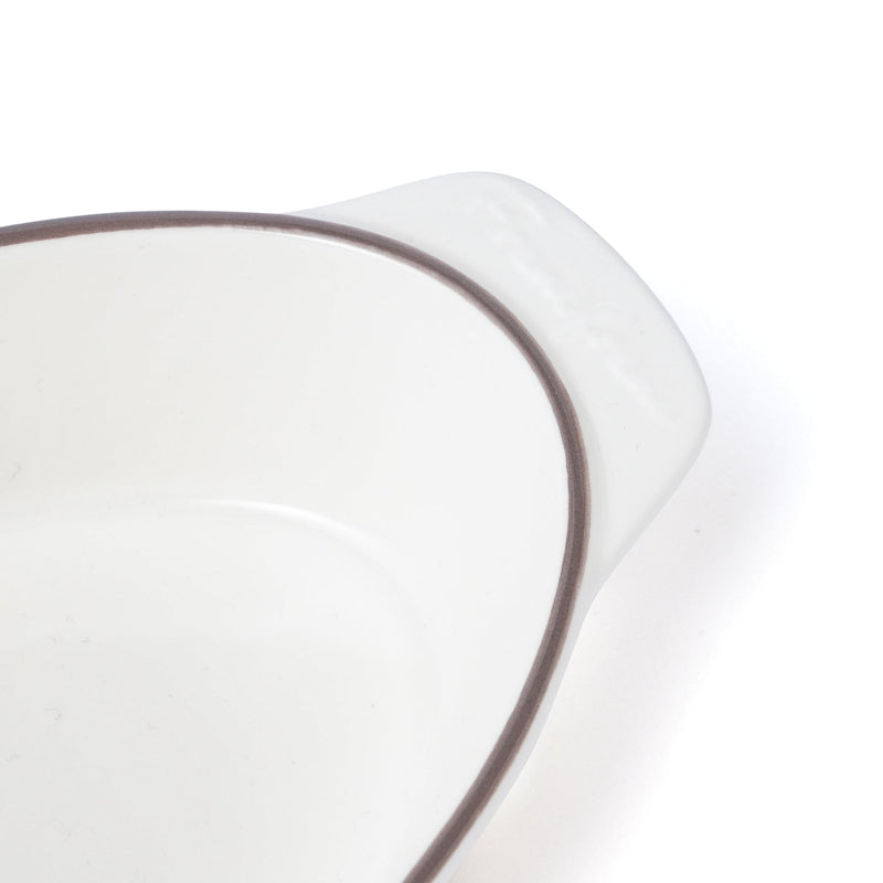 Rim Ovenware Medium Ivory