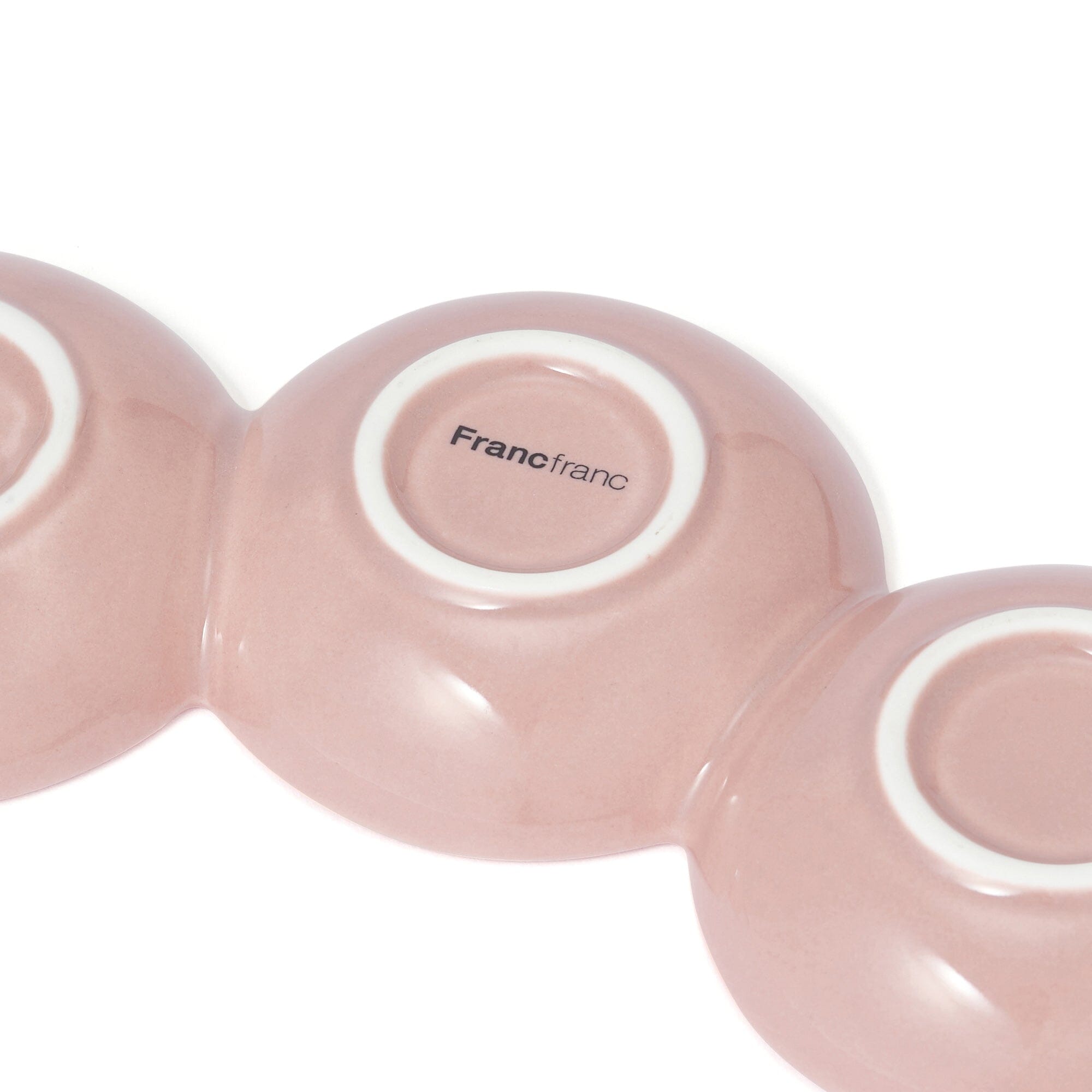 Separate Plate 3-Piece Set Pink