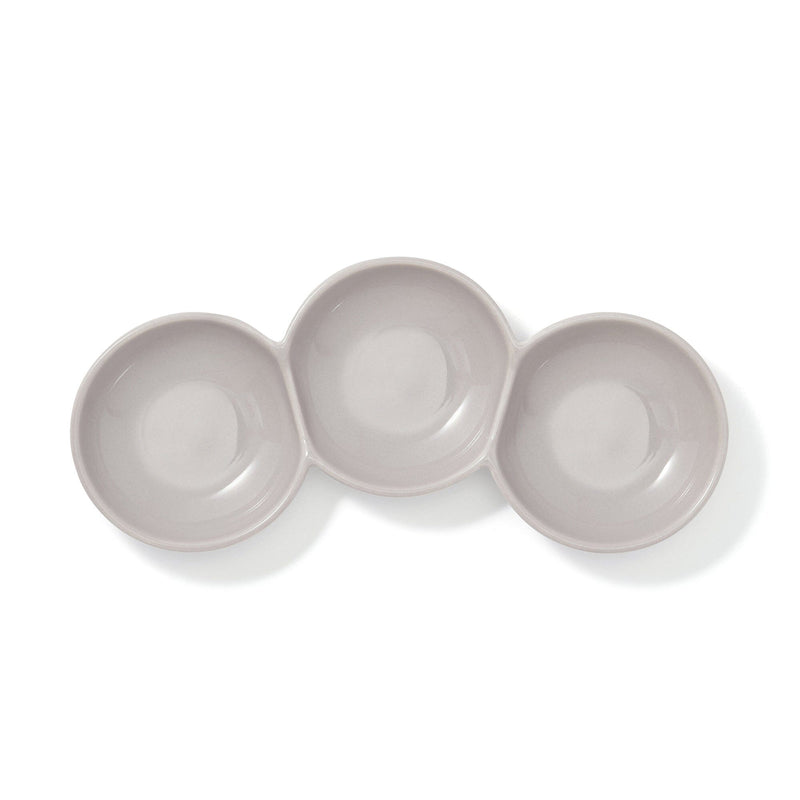 Separate Plate 3-Piece Set Gray