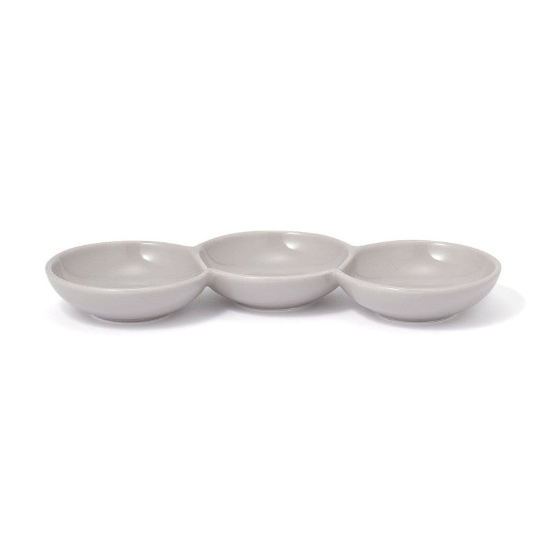 Separate Plate 3-Piece Set Gray