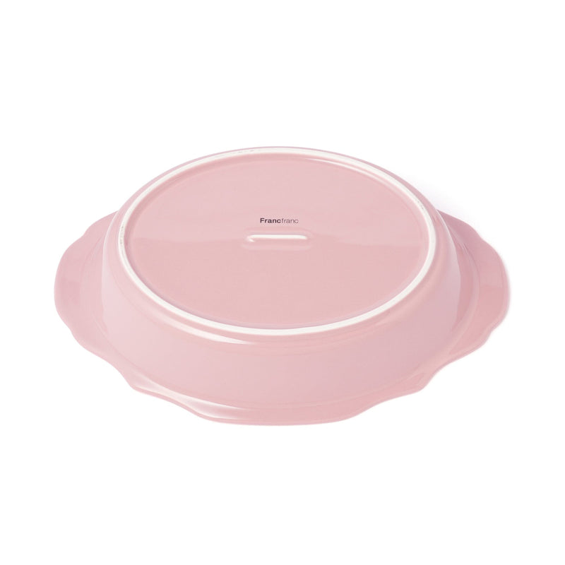 Flower Rim Ovenware Large Pink