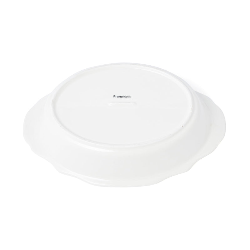 Flower Rim Ovenware Large Ivory