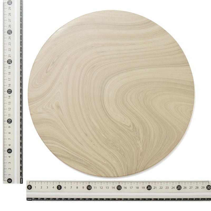 Stona Plate Round LL Brown