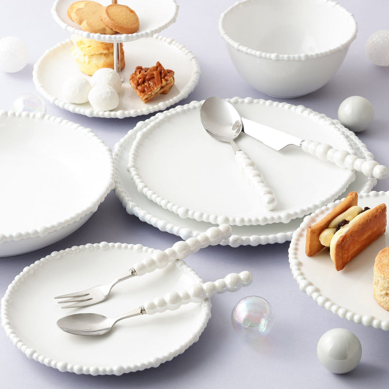 Pearl Plate Small White