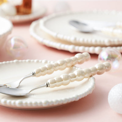 Pearl Plate Small Beige