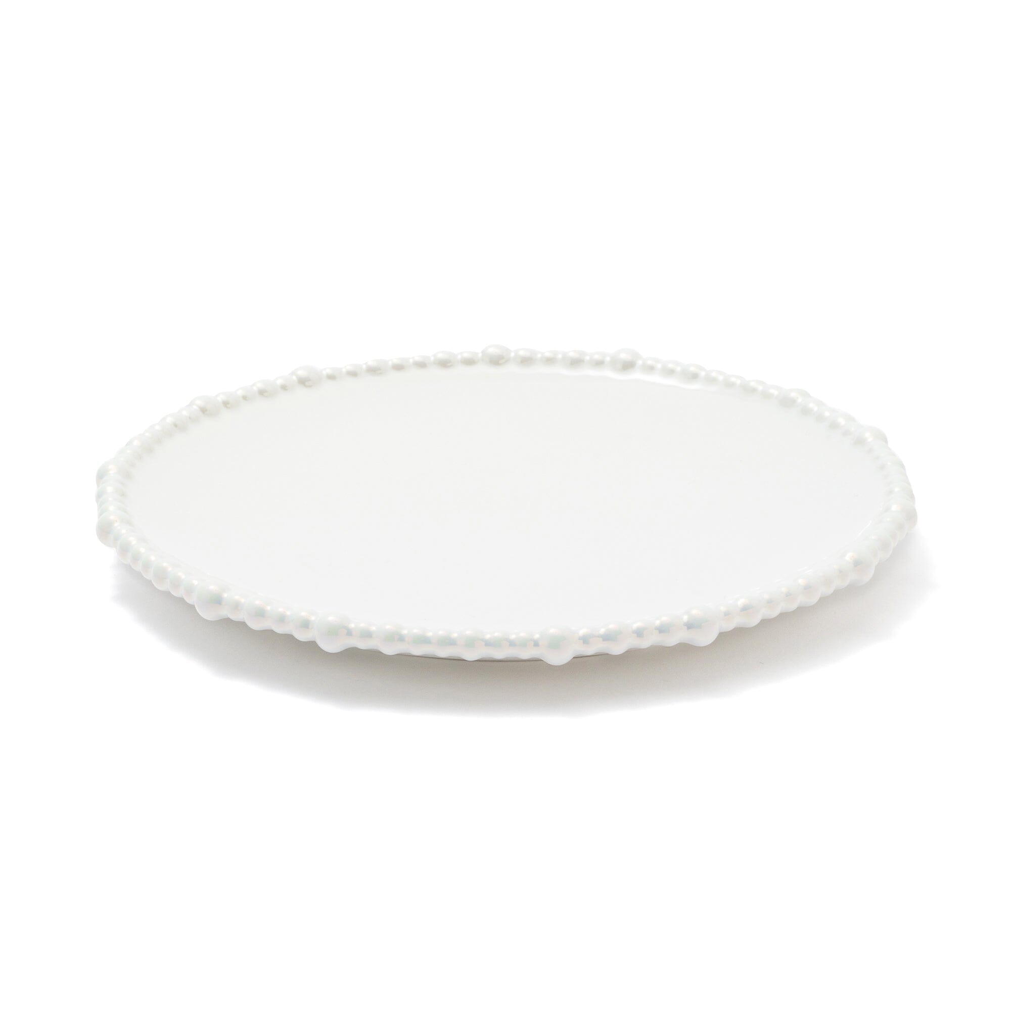 Pearl Plate Medium White