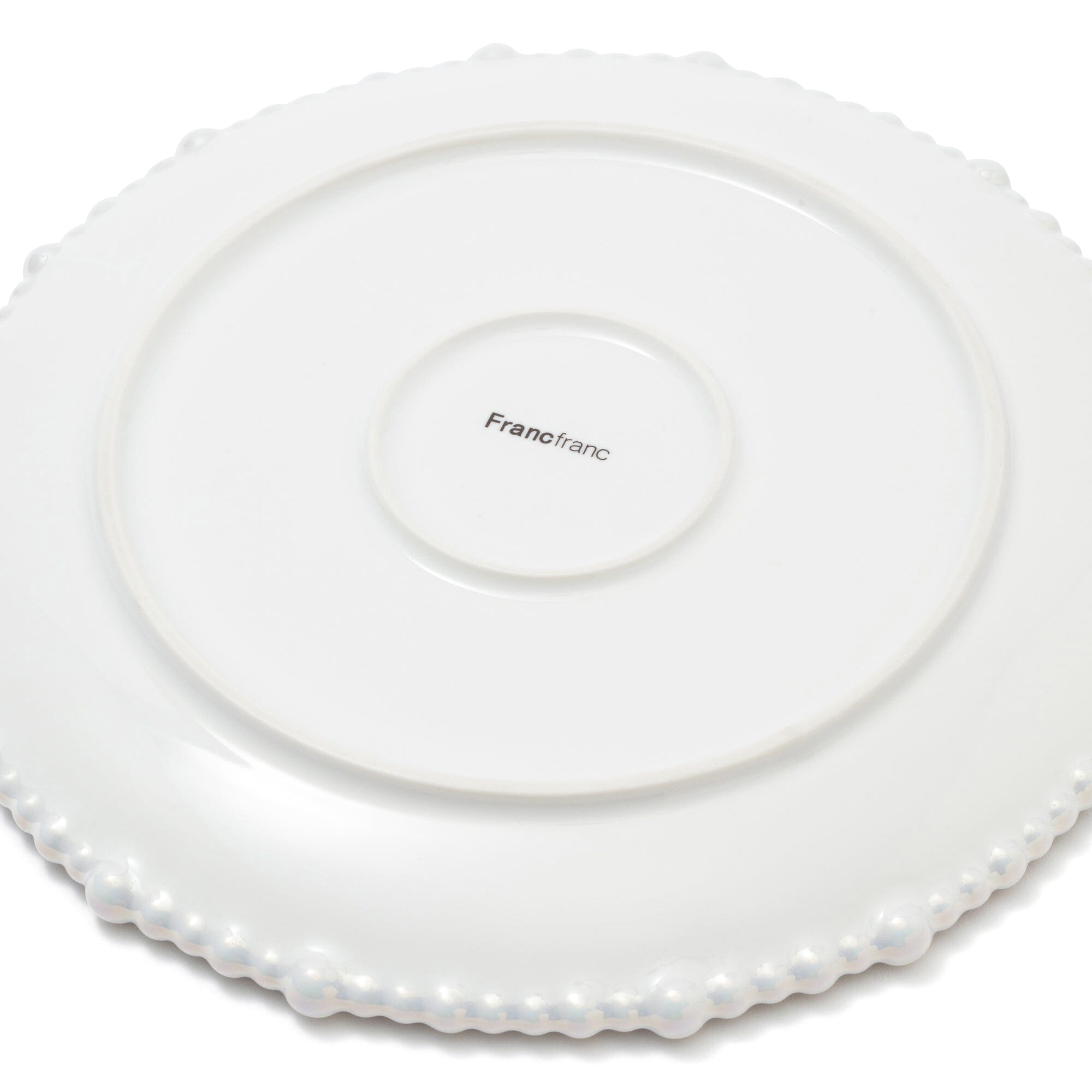 Pearl Plate Medium White