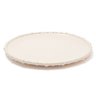 Pearl Plate Large Beige