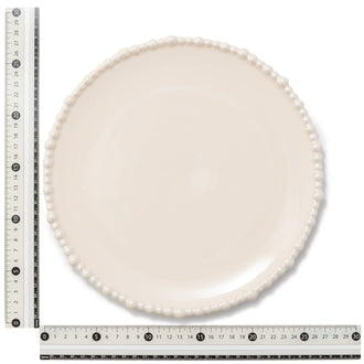 Pearl Plate Large Beige