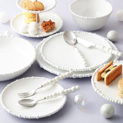 Pearl Deep Plate Large White