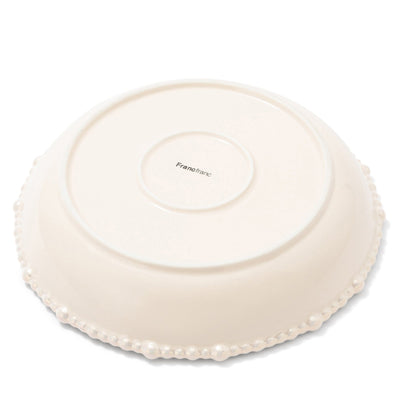 Pearl Deep Plate Large Beige